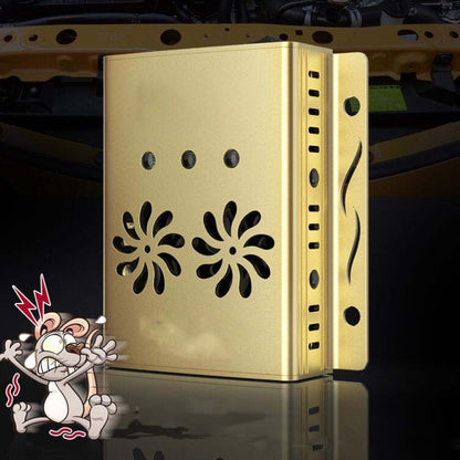 Multifunctional Ultrasonic Rodent Control Device for Automobile(Gold) - Traps by PMC Jewellery | Online Shopping South Africa | PMC Jewellery | Buy Now Pay Later Mobicred