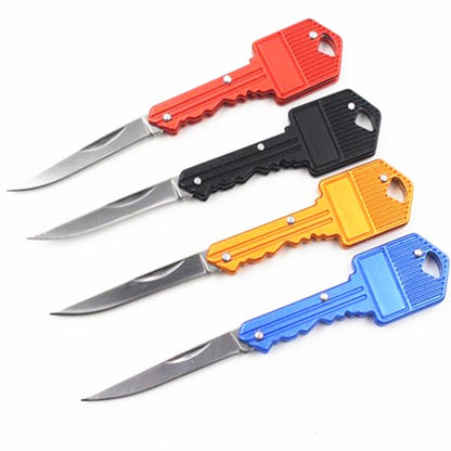 Key Chain Portable Folding Knife Peeler Mini Camping Key-shaped Self-defense Knife - Self-defense Protection by PMC Jewellery | Online Shopping South Africa | PMC Jewellery | Buy Now Pay Later Mobicred