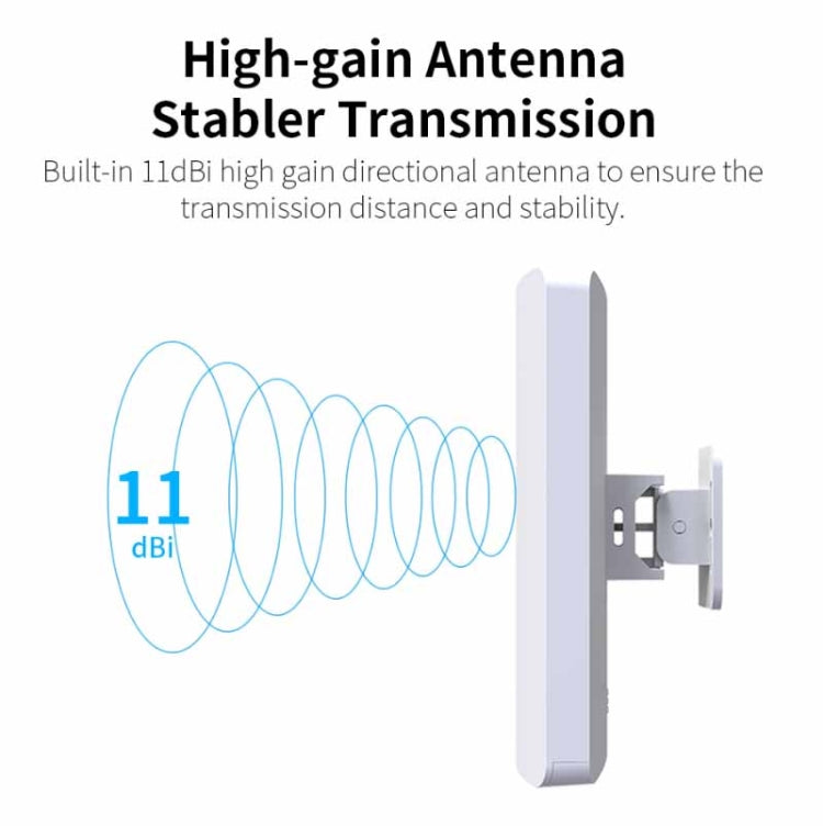 COMFAST CF-E120A 5.8G Outdoor Wireless High-Power Monitoring CPE Bridge, Specification:US Plug - free shipping - PMC Jewellery - Order now!