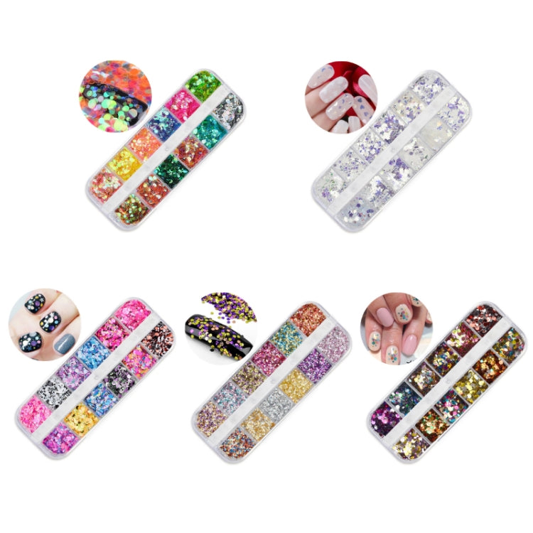 2 PCS Nail Art Butterfly Laser Symphony Sequins, Specification:26 - Nail Stickers by PMC Jewellery | Online Shopping South Africa | PMC Jewellery | Buy Now Pay Later Mobicred