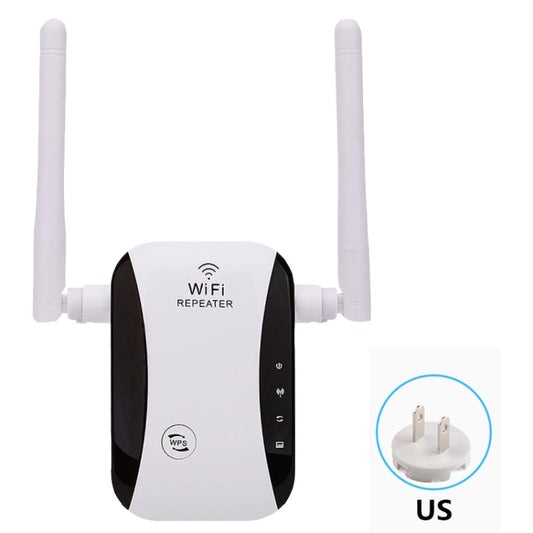 KP300T 300Mbps Home Mini Repeater WiFi Signal Amplifier Wireless Network Router, Plug Type:US Plug - Wireless Routers by PMC Jewellery | Online Shopping South Africa | PMC Jewellery | Buy Now Pay Later Mobicred