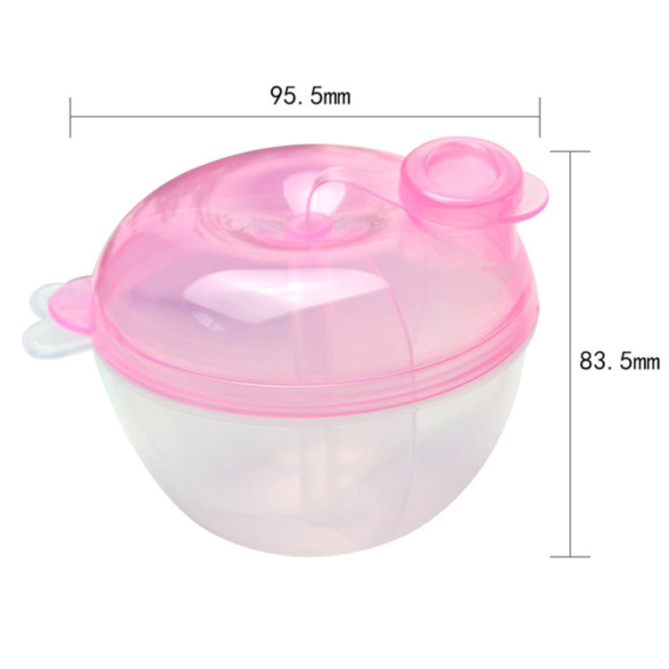 Baby Milk Powder Formula Dispenser Food Container Storage Feeding Box 3 Layer Leakproof Travel Storage Box for Kids Toddler(Pink) - Cups & Silicone Nipple by PMC Jewellery | Online Shopping South Africa | PMC Jewellery