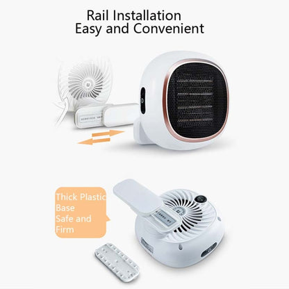 Touch Home Desktop Small Sun Wall-Mounted Heating Fan Mini Electric Heater, CN Plug(White) - Electric Heaters by PMC Jewellery | Online Shopping South Africa | PMC Jewellery | Buy Now Pay Later Mobicred