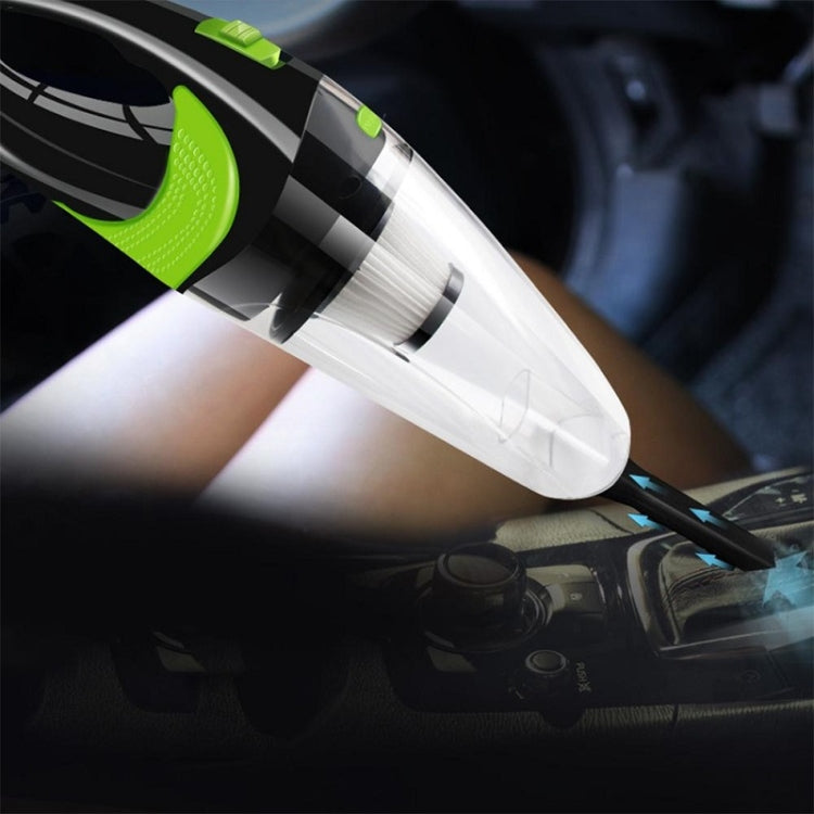 Wireless Car Vacuum Cleaner Handheld Mini Vacuum Cleaner Super Suction Wet And Dry Dual Use Portable Vacuum Cleaner(Transparent+Green) - Vacuum Cleaner by PMC Jewellery | Online Shopping South Africa | PMC Jewellery | Buy Now Pay Later Mobicred