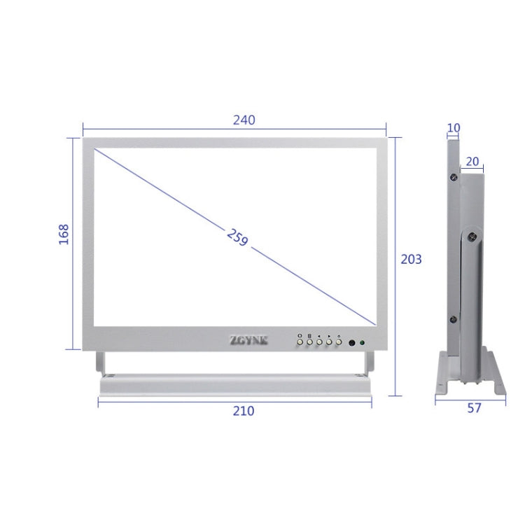 ZGYNK TB1016 10 Inch LCD Screen Ear Picking Equipment High-Definition Video Storage Display, US Plug, Specification: Regular Version - free shipping - PMC Jewellery - Order now!