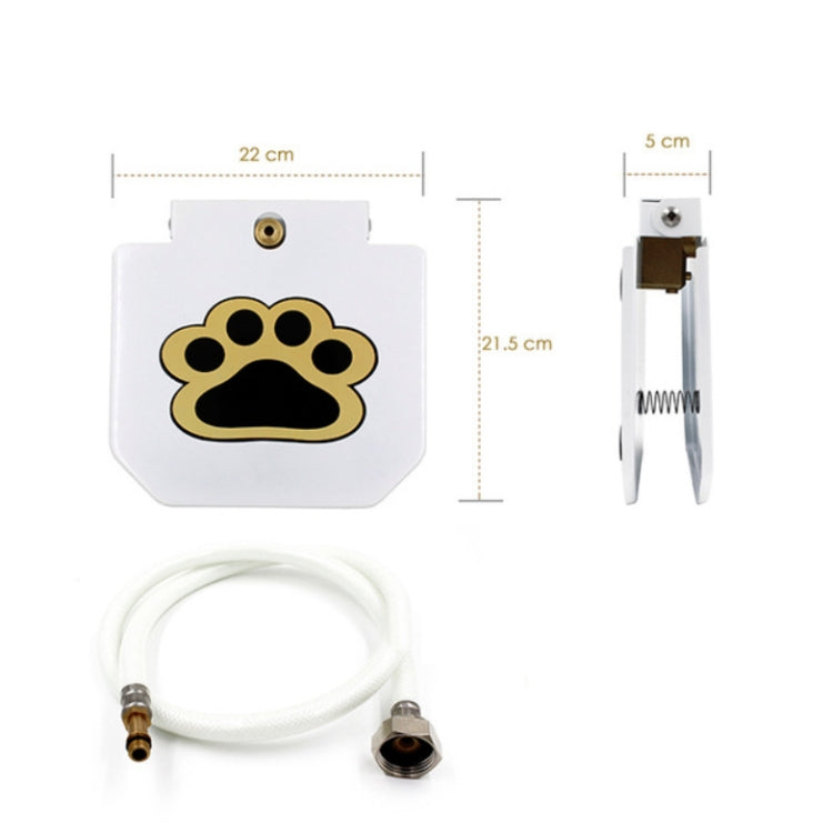 Pet Smart Fountain Automatic Drinking Fountain, Specification: Plastic Steel White Paint, Plug Specifications:UK Plug - Drinking Fountain by PMC Jewellery | Online Shopping South Africa | PMC Jewellery