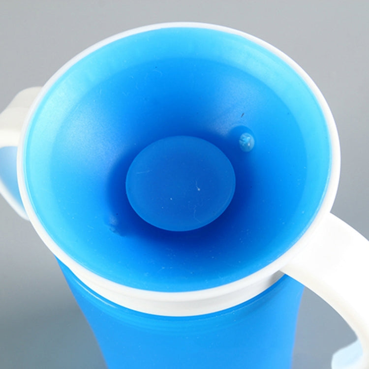 360 Degrees Rotated Baby Learning Drinking Cup With Double Handle Flip(Green) - Cups & Silicone Nipple by PMC TechLife | Online Shopping South Africa | PMC TechLife | Buy Now Pay Later Mobicred