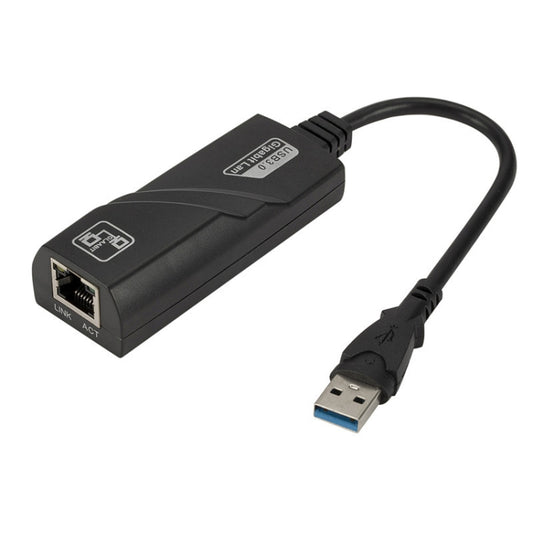 10/100/1000 Mbps RJ45 to USB 3.0 External Gigabit Network Card, Support WIN10 - USB Network Adapter by PMC Jewellery | Online Shopping South Africa | PMC Jewellery | Buy Now Pay Later Mobicred