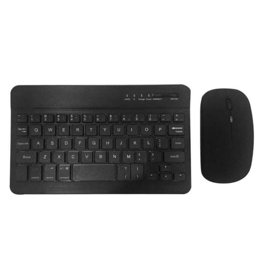 Universal Ultra-Thin Portable Bluetooth Keyboard and Mouse Set For Tablet Phones, Size:7 inch(Black Keyboard + Black Mouse) - Universal Keyboard by PMC Jewellery | Online Shopping South Africa | PMC Jewellery