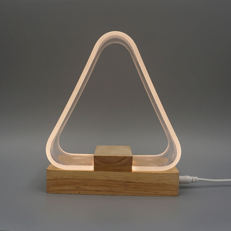 USB Simple Study Desk Lamp LED Acrylic Night Light - Bedside Light by PMc TechLife | Online Shopping South Africa | PMc TechLife | Buy Now Pay Later Mobicred