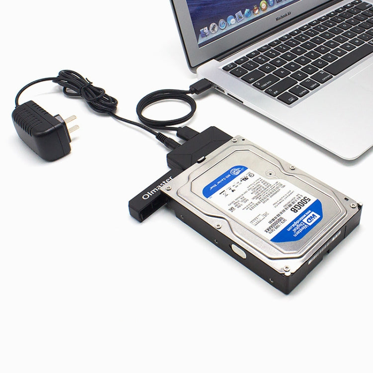 Olmaster External Notebook Hard Drive Adapter Cable Easy Drive Cable USB3.0 to SATA Converter, Style:Hard Disk + Type-C Adapter, Size:3.5 Inch (US Plug) - free shipping - PMC Jewellery - Order now!