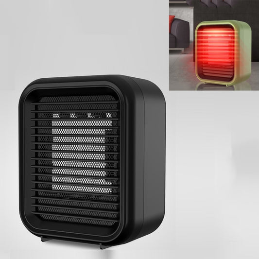 Mini Air Conditioner Heater For Office Desktop CN Plug(Black) - USB Heater by PMC Jewellery | Online Shopping South Africa | PMC Jewellery | Buy Now Pay Later Mobicred