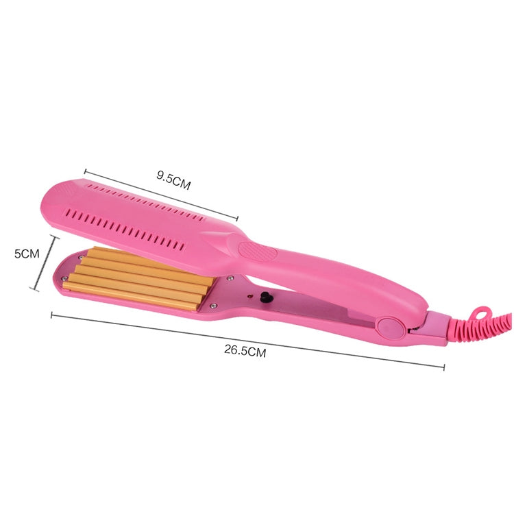 220V Professional Ceramic Corrugated Curling Iron(Red) - free shipping - PMC TechLife - Order now!