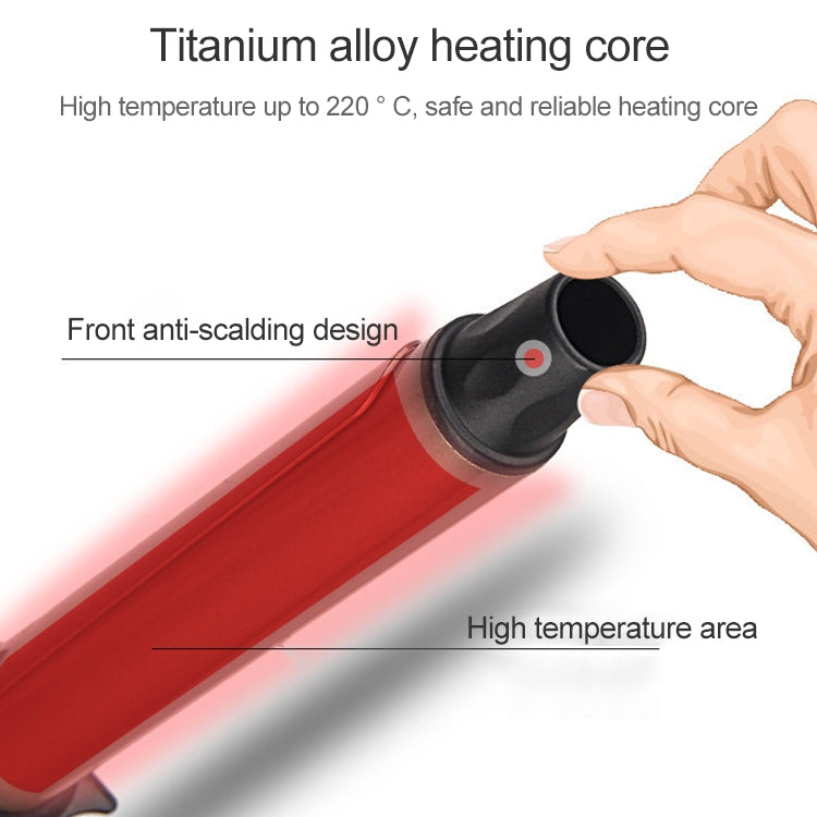 Nano Titanium Hair Curler with LED Digital Temperature Display, Size: 32mm, US Plug - free shipping - PMC TechLife - Order now!