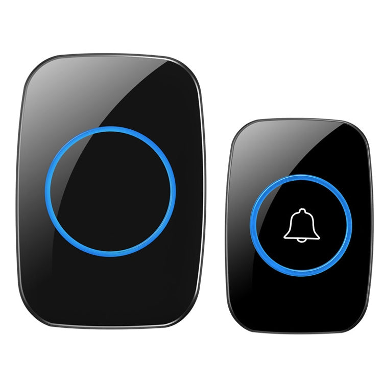 CACAZI A10 300m Long Range No Battery Waterproof LED Light Smart Wireless Doorbell, EU Plug - free shipping - PMC TechLife - Order now!
