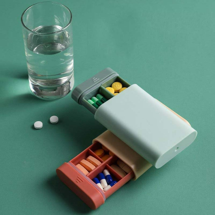 3 PCS Portable Sealed Pill Storage Box Divided Into Compartments Portable Mini Pill Box(Blue) - free shipping - PMC TechLife - Order now!