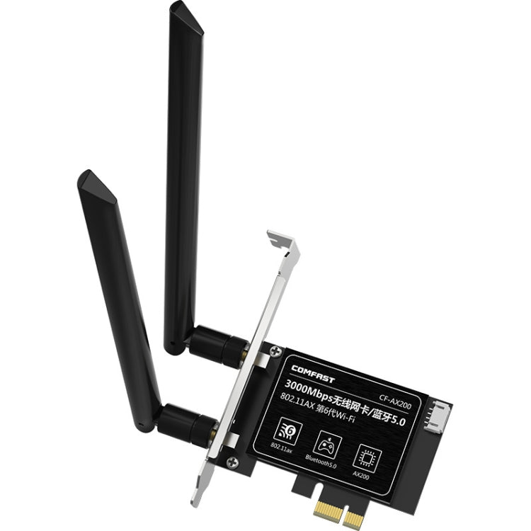 COMFAST Gaming Game 3000Mbps Gigabit Dual-Frequency Wireless Desktop Computer PCIE Wireless Network Card, Coverage: AX200 - Add-on Cards by COMFAST | Online Shopping South Africa | PMC Jewellery | Buy Now Pay Later Mobicred