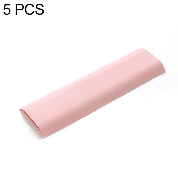 BF1805 5 PCS Plastic Concealed Cable Stick-On Cable Management Box(Pink) - Cable Organizer by PMC Jewellery | Online Shopping South Africa | PMC Jewellery | Buy Now Pay Later Mobicred