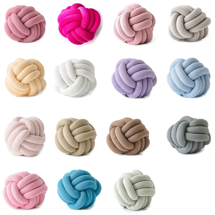 Hand-Made Knotted Ball Pillow, Size: Diameter: 25~30cm(Dark Gray) - Cushions & Pillows by PMC TechLife | Online Shopping South Africa | PMC TechLife | Buy Now Pay Later Mobicred