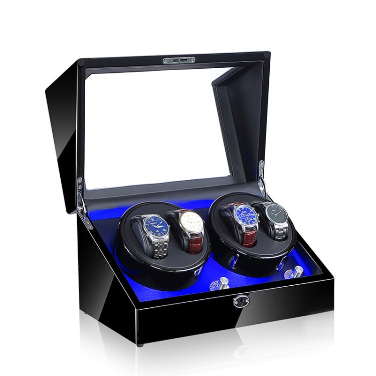 Electric Motor Rotating Watch Box Automatic Mechanical Watch Shaker, US / EU / UK Plug(All Black) - free shipping - PMC TechLife - Order now!