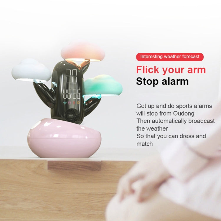 Cloud Weather Time Light Multifunctional Smart Induction Child Wake Up Alarm Clock(Blue) - Novelty Clock by PMc TechLife | Online Shopping South Africa | PMc TechLife | Buy Now Pay Later Mobicred