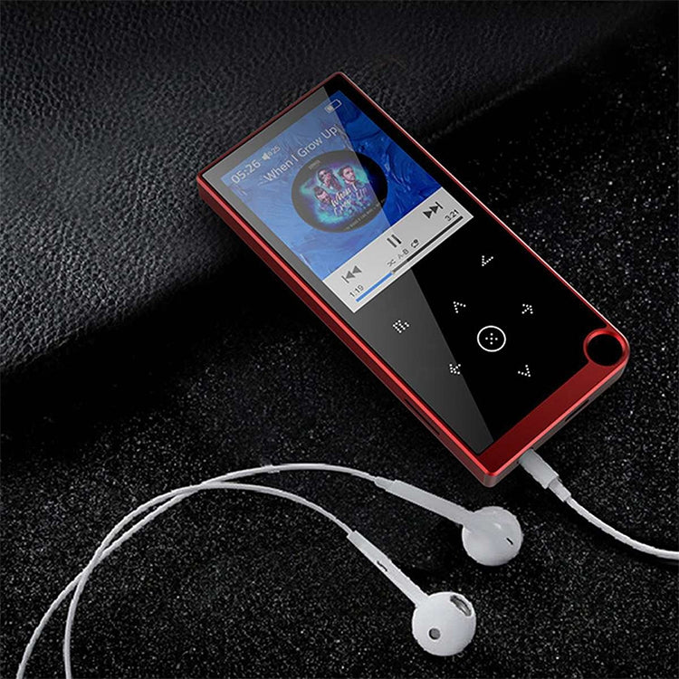 E05 2.4 inch Touch-Button MP4 / MP3 Lossless Music Player, Support E-Book / Alarm Clock / Timer Shutdown, Memory Capacity: 8GB without Bluetooth(Red) - MP4 Player by PMC Jewellery | Online Shopping South Africa | PMC Jewellery | Buy Now Pay Later Mobicred