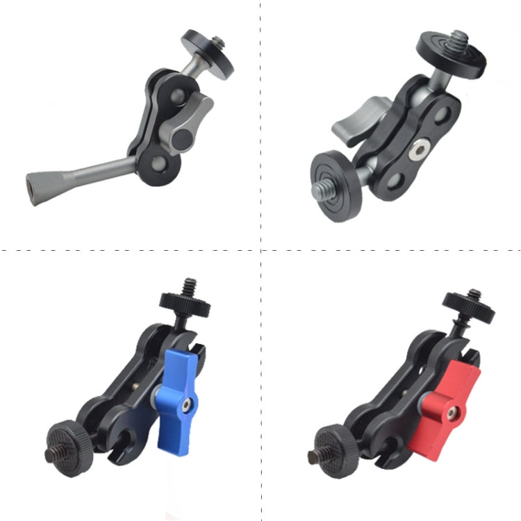 MA-95 Gun Gray YJ Magic Arm Bracket Mount 1/4 inch Ball Head Magic Arm - Camera Gimbal by PMC TechLife | Online Shopping South Africa | PMC TechLife