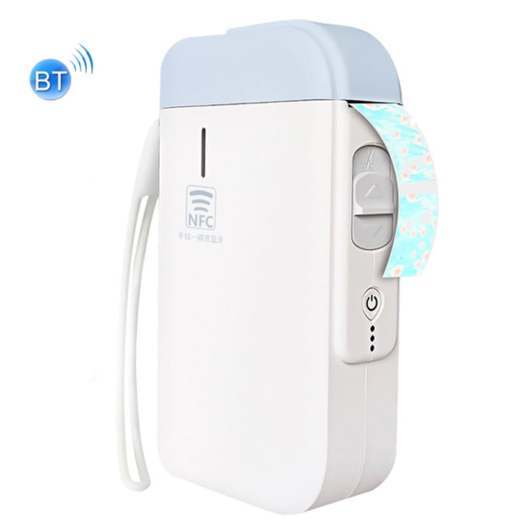 B100 Handheld Portable Bluetooth Mini Label Receipt Printer USB Charging Printer, Specification: Machine+White Label 10 Rolls - Printer by PMC Jewellery | Online Shopping South Africa | PMC Jewellery | Buy Now Pay Later Mobicred