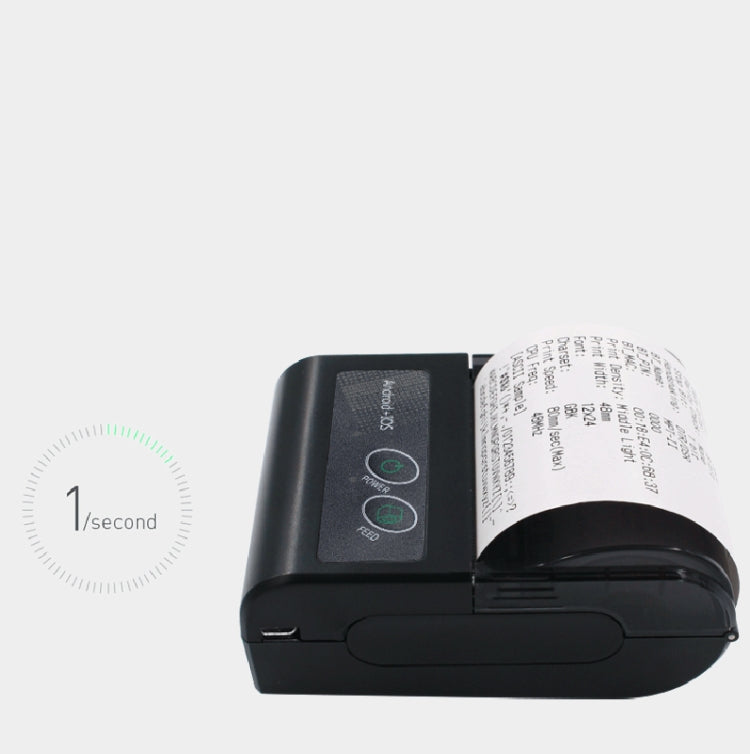 58HB6 Portable Bluetooth Thermal Printer Label Takeaway Receipt Machine, Supports Multi-Language & Symbol/Picture Printing, Model: US Plug (Spanish) - Printer by PMC Jewellery | Online Shopping South Africa | PMC Jewellery | Buy Now Pay Later Mobicred