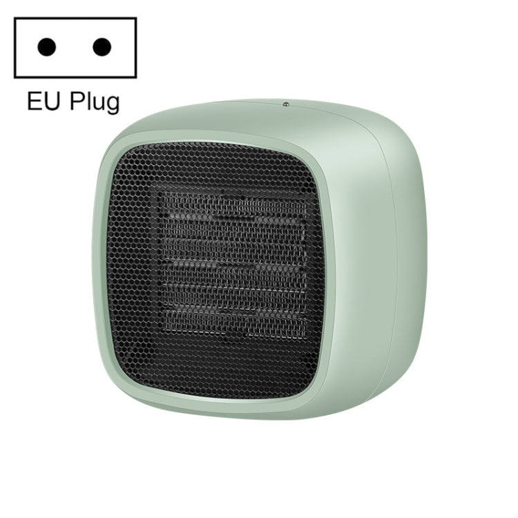 Home Desktop Mini Portable PTC Dumping Power-off Heater, Specification:EU Plug(Green) - Electric Heaters by PMC Jewellery | Online Shopping South Africa | PMC Jewellery | Buy Now Pay Later Mobicred