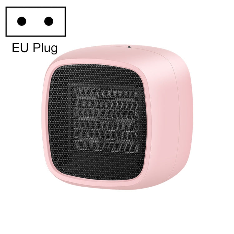 Home Desktop Mini Portable PTC Dumping Power-off Heater, Specification:EU Plug(Pink) - Electric Heaters by PMC Jewellery | Online Shopping South Africa | PMC Jewellery | Buy Now Pay Later Mobicred