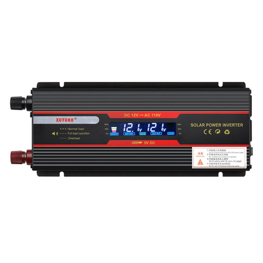 XUYUAN 6000W Car Inverter LCD Display Converter, US Plug, Specification: 12V-110V - Modified Square Wave by PMC Jewellery | Online Shopping South Africa | PMC Jewellery | Buy Now Pay Later Mobicred