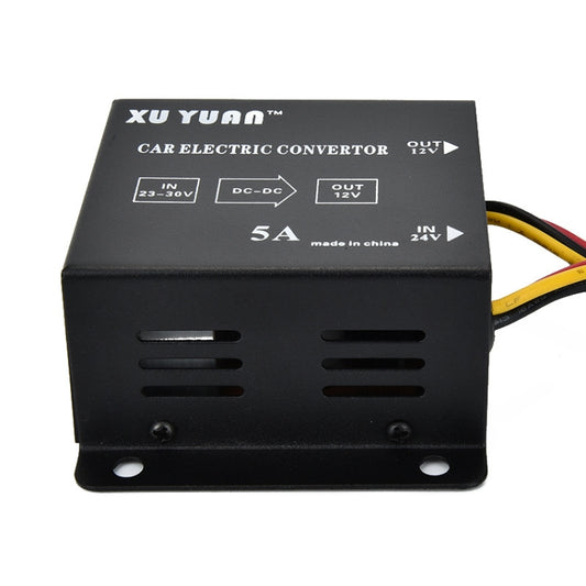 XUYUAN 60W Step-Down Converter 24V to 12V 5A Automotive DC Power Buck Converter -  by XUYUAN | Online Shopping South Africa | PMC Jewellery | Buy Now Pay Later Mobicred