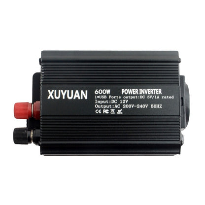 XUYUAN 600W Solar Car Home Inverter USB Charging Converter, EU Plug, Specification: 12V to 220V -  by XUYUAN | Online Shopping South Africa | PMC Jewellery | Buy Now Pay Later Mobicred