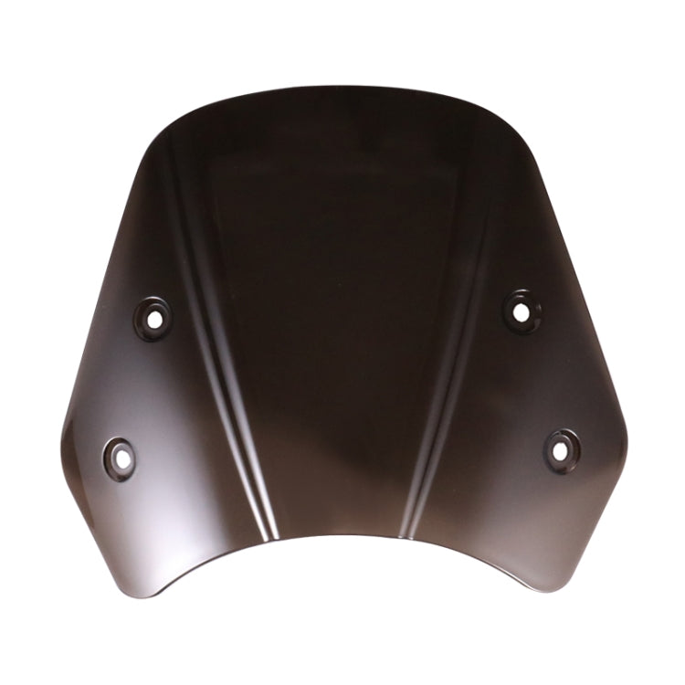 5-7 Inch Retro Motorcycle Windshield Universal Modified Windshield(Smoky) - Others by PMC Jewellery | Online Shopping South Africa | PMC Jewellery | Buy Now Pay Later Mobicred