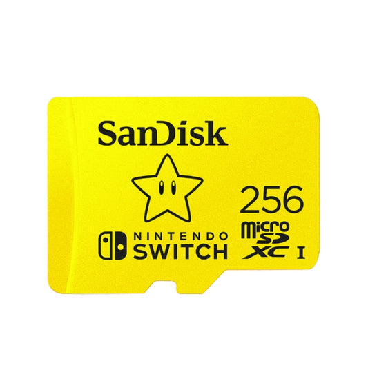 SanDisk SDSQXAO TF Card Micro SD Memory Card for Nintendo Switch Game Console, Capacity: 256GB Gold - Micro SD Card by SanDisk | Online Shopping South Africa | PMC Jewellery | Buy Now Pay Later Mobicred