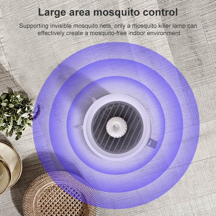 D1 Home Bedroom USB Mosquito Killer Mute LED UV Photocatalyst Mosquito Trap(Gray) - Repellents by PMC Jewellery | Online Shopping South Africa | PMC Jewellery | Buy Now Pay Later Mobicred