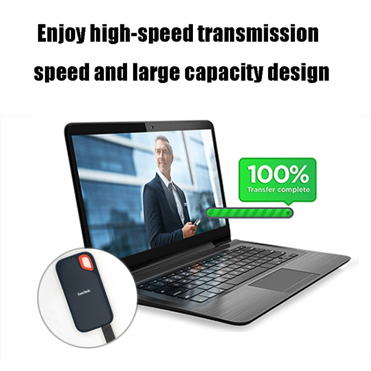 SanDisk E61 High Speed USB 3.2 Computer Mobile SSD Solid State Drive, Capacity: 500GB - External Solid State Drives by PMC Jewellery | Online Shopping South Africa | PMC Jewellery | Buy Now Pay Later Mobicred