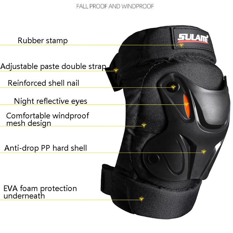 SULAITE Motorcycle Riding Equipment Protective Gear Off-Road Riding Anti-Fall Protector, Specification: Elbow Pad - Protective Gear by SULAITE | Online Shopping South Africa | PMC Jewellery | Buy Now Pay Later Mobicred