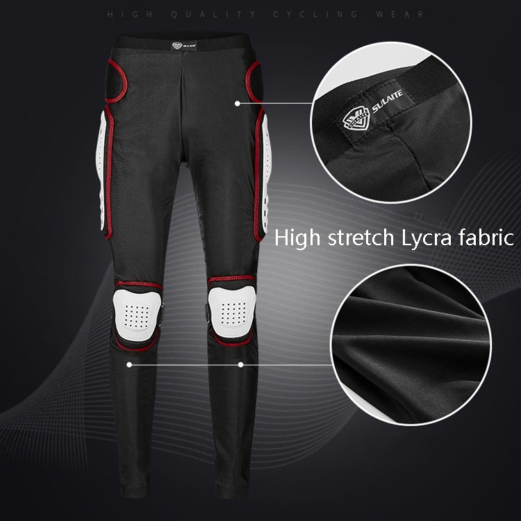 SULAITE Motorcycle Cross-Country Riding Trousers Protective Hip Pants, Specification: M(Red) - Protective Gear by SULAITE | Online Shopping South Africa | PMC Jewellery | Buy Now Pay Later Mobicred