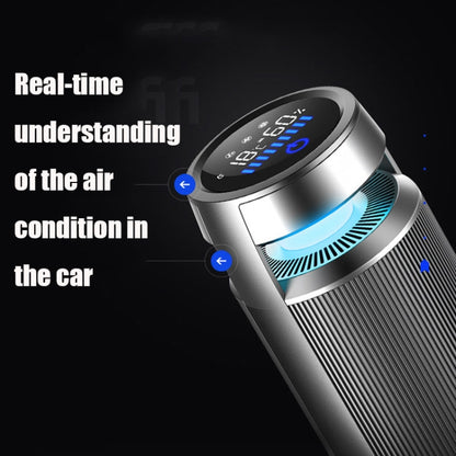 C360 Aluminum Alloy Negative Ion Car Cup Holder Type Deodorizing Air Purifier - Air Purifier by PMC Jewellery | Online Shopping South Africa | PMC Jewellery | Buy Now Pay Later Mobicred