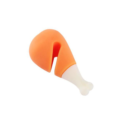 Chicken Leg Shaped Pot Lid Anti-Overflow Device Silicone Pot Lid Elevated Anti-Overflow Gadget - Gadgets by PMC Jewellery | Online Shopping South Africa | PMC Jewellery | Buy Now Pay Later Mobicred