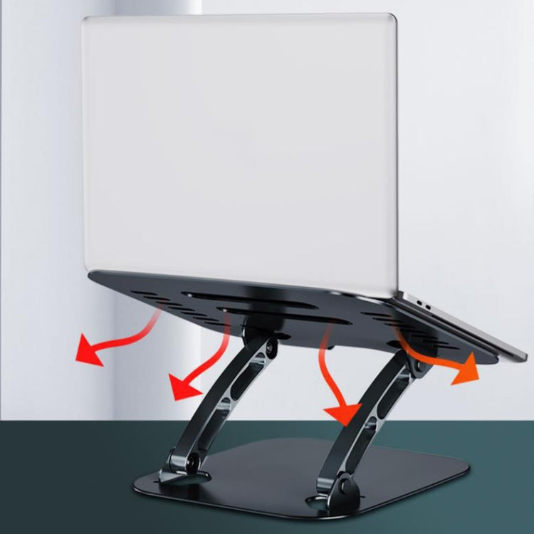 N8 Laptop Holder Aluminum Alloy Laptop Holder(Black) - Laptop Stand by PMC Jewellery | Online Shopping South Africa | PMC Jewellery | Buy Now Pay Later Mobicred