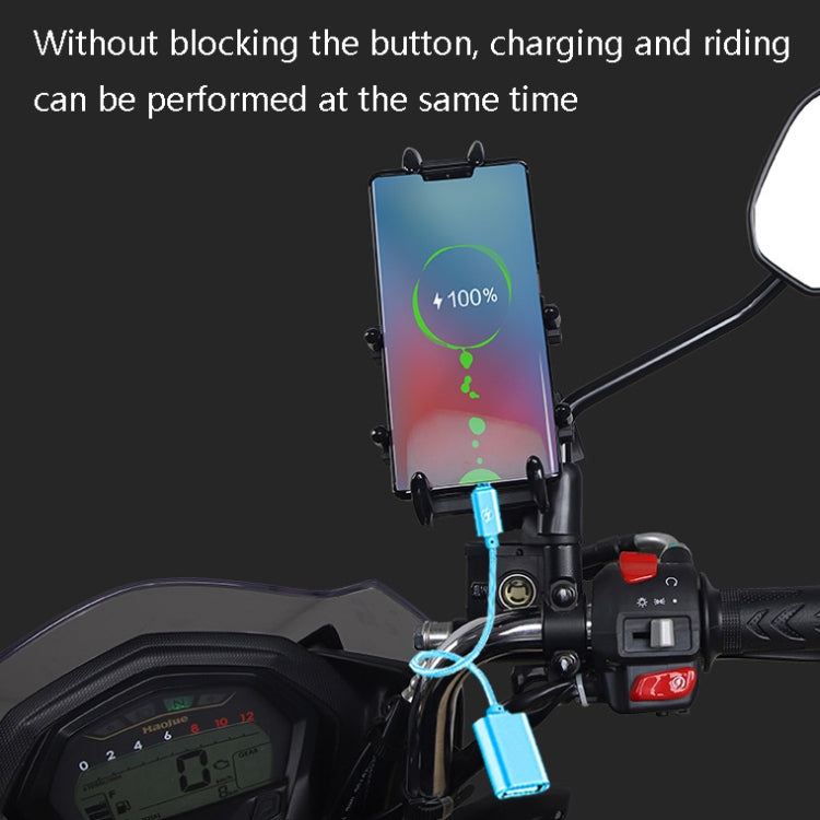 Motorcycle Multi-Function Mobile Phone Holder Adjustable Universal Locomotive Riding Anti-Shake Fixed Equipment(All-rounder U-shape) - Holder by PMC Jewellery | Online Shopping South Africa | PMC Jewellery | Buy Now Pay Later Mobicred