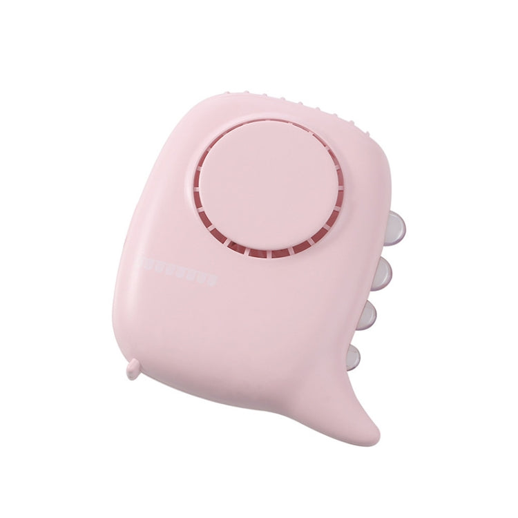 D2 Dinosaur Hanging Neck Fan Multifunctional USB Mini Desktop Handheld Outdoor Night Light Fan(Pink) - Electric Fans by PMC Jewellery | Online Shopping South Africa | PMC Jewellery | Buy Now Pay Later Mobicred