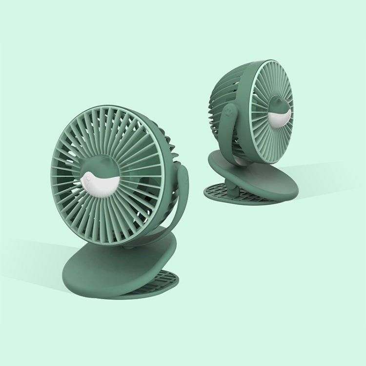 MF004 Dormitory Desktop Office Stroller Mini Portable USB Clip Fan(Green) - Electric Fans by PMC Jewellery | Online Shopping South Africa | PMC Jewellery | Buy Now Pay Later Mobicred