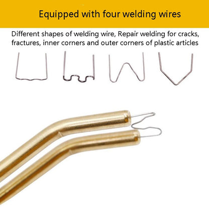 H50 Car Bumper Crack Repair Welding Machine Plastic Welding Nail Artifact, EU Plug(Yellow) - Hand Tool Sets by PMC Jewellery | Online Shopping South Africa | PMC Jewellery | Buy Now Pay Later Mobicred