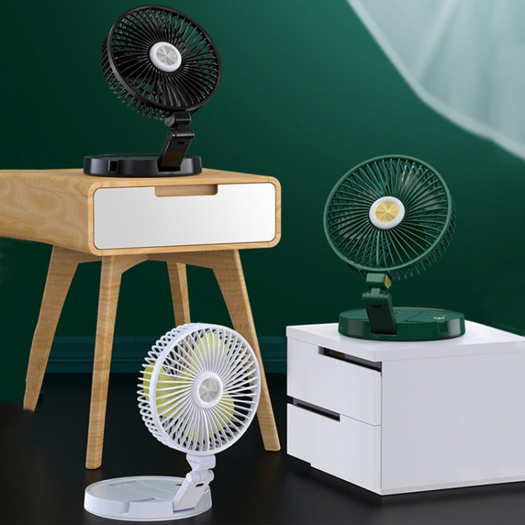 FF-996 Desktop Folding Table Lamp Fan Student Dormitory Desktop USB Mute Fan(Upgraded Version-Green) - Electric Fans by PMC Jewellery | Online Shopping South Africa | PMC Jewellery | Buy Now Pay Later Mobicred