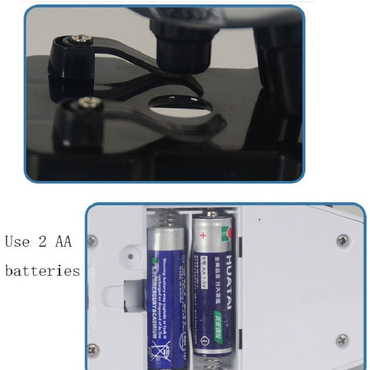 Early Education Biological Science 1200X Microscope Science And Education Toy Set For Children L - Digital Microscope by PMC Jewellery | Online Shopping South Africa | PMC Jewellery | Buy Now Pay Later Mobicred