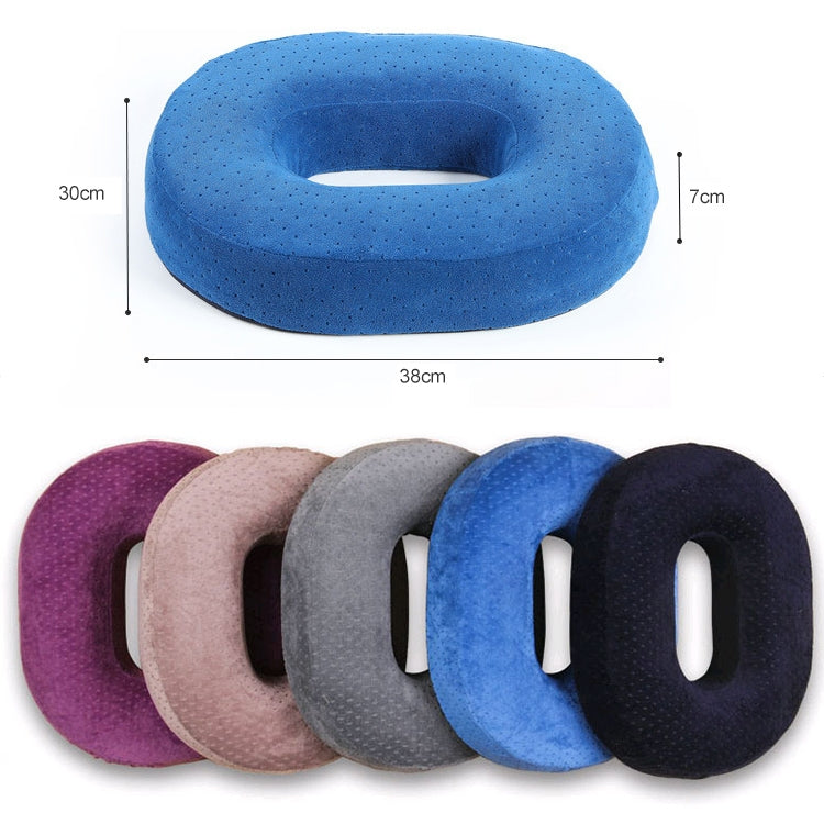 Slow Resilience Memory Foam Office Hip Pad After Hemorrhoids Operation Cushion(Tibetan Blue) - Cushions & Pillows by PMC Jewellery | Online Shopping South Africa | PMC Jewellery | Buy Now Pay Later Mobicred